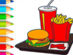 Coloring Ebook: Hamburger